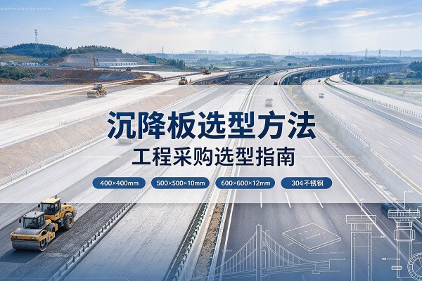 来凤沉降板选择方法