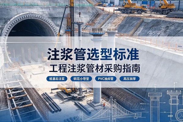 来凤注浆管选型标准
