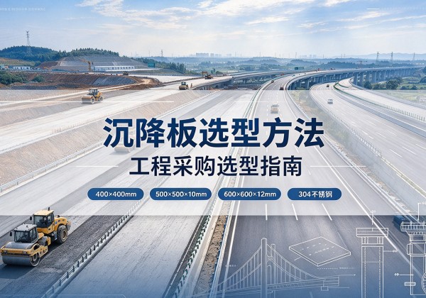 来凤沉降板选择方法